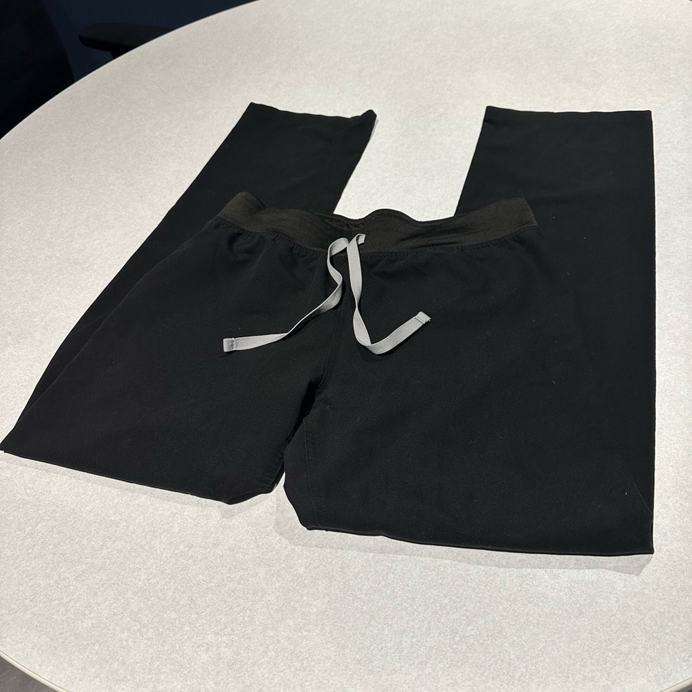 Figs Scrub Pants Size Small Black